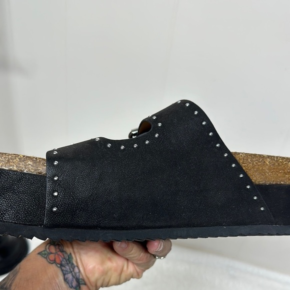 MIA  Brookie Black Studded Platform Sandals - Picture 7 of 13